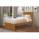 Ver imagem 1 de Cama Barcelona Solteiro Nature C/ Colchão - Tebarrot