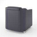 Ver imagem 4 de Poltrona para Salão Beleza Consultório Balaqui Decor Cor:Cinza