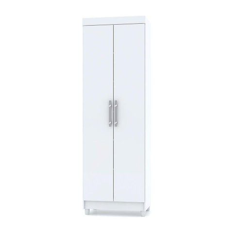 Armário Multiuso Lavanderia 02 Portas Aline Branco - Pallazio