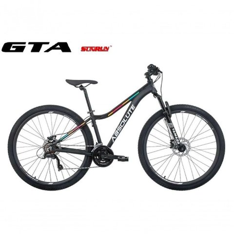 Bicicleta Aro 29 Absolute Mia 3 Kit 2x9 Gta Sunrun Freio Disco K7 11/36 Pedivela 24/38d Garfo com