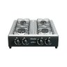 Fogão Portátil 4 Bocas Mesa em Inox Asiatico Braslar - 1