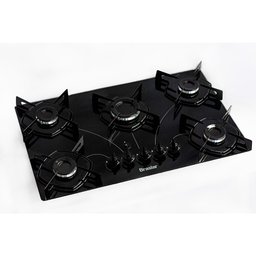 Cooktop 5 Bocas Acendimento Automático Easy Clean Braslar - 1 Cooktop 5 Bocas Acendimento Automático Easy Clean Braslar - 1