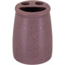 Ver imagem 4 de Kit 4 Peças Banheiro Lavabo Porta Sabonete Liquido Cerâmica Rosa