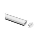 Ver imagem 2 de Perfil Para Fita De Led Aluminio Com Difusor Branco 21Mm X 10Mm X 2 Metros