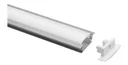 Ver imagem 6 de Perfil Para Fita De Led Aluminio Com Difusor Branco 21Mm X 10Mm X 2 Metros