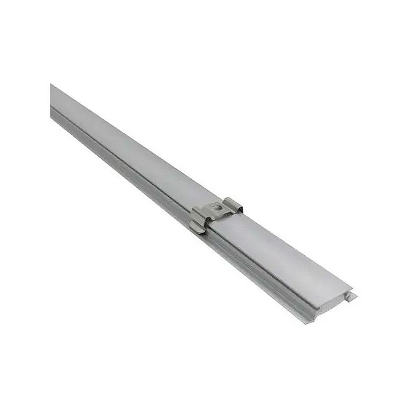 Perfil Para Fita De Led Aluminio Com Difusor Branco 21Mm X 10Mm X 2 Metros - 3