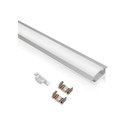 Ver imagem 1 de Perfil Para Fita De Led Aluminio Com Difusor Branco 21Mm X 10Mm X 2 Metros