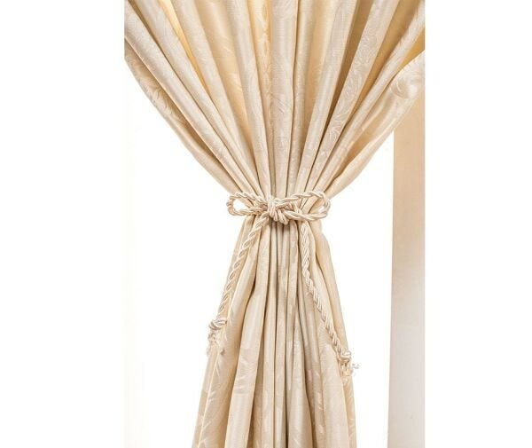 Cortina Jacquard Brasão 5,00m x 2,70m - Dourado - 4