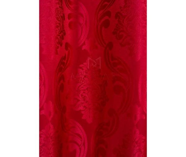Cortina Jacquard Brasão 5,00m x 2,70m - Vermelha - 5