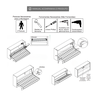 Kit Ferragens Cama Retrátil de Parede Solteiro Horizontal - 5