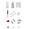 Kit Ferragens Cama Retrátil de Parede Solteiro Horizontal - 1