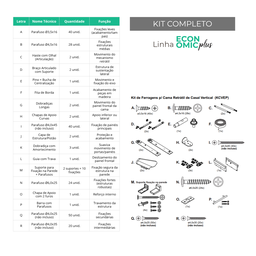 Kit Ferragens Cama Retrátil de Parede Solteiro Horizontal - 3