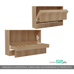 Kit Ferragens Cama Retrátil de Parede Solteiro Horizontal - 4
