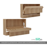 Kit Ferragens Cama Retrátil de Parede Solteiro Horizontal - 4