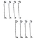 Ver imagem 1 de Alça de Apoio Barra 60cm Inox Kit 8 Unidades Acessibilidade Suporte Idoso Cadeirante Resistente