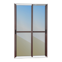 Ver imagem 1 de Porta Correr 2F.Moveis 210 x 150 Elite c/Fecho Autom V.Reflex Mix Corten Brimak