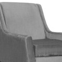 Ver imagem 2 de Poltrona Decorativa Ariane Linho Cores - Ds Estofados - Cinza