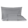 Jogo de Cama King Size Liso 300 Fios Nova América:cinza - 1
