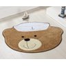 Tapete Infantil Formato Urso Marinheiro Bege - 1