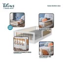 Ver imagem 3 de Cama Montessoriana Solteiro Ana Branco Amadeirado Acetinado - Tigus