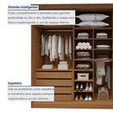 Ver imagem 7 de Guarda-roupa 6 Portas 100% Mdf Versatil