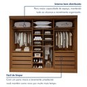 Ver imagem 4 de Guarda-roupa 6 Portas 100% Mdf Versatil