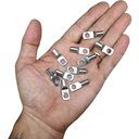 Ver imagem 3 de Kit 10 Terminal Olhal de Compressão para Cabo Fio de 10mm Cobre Estanhado Sc10-6