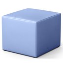 Ver mais imagens de Poltrona de Amamentação Fixa com Puff Letícia Sintético Azul - Phoenix Phoenix Baby