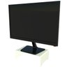 Suportes Monitores Led - Acrílico - Branco Brilhante - 2
