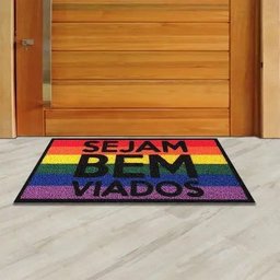 Tapete Capacho Seja Bem Viados Lgbt 60x40cm - 2