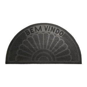 Tapete Quarto Sala Retangular Capacho de Borracha 33x60 Ecco