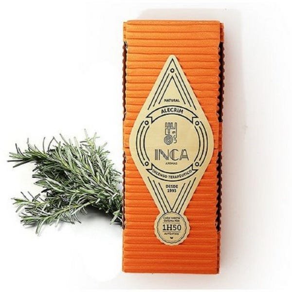 Incenso Terapêutico De Alecrim 100 Natural Madeiramadeira