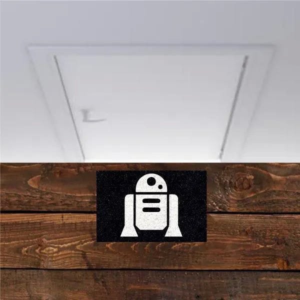 Tapete Personalizado R2D2 Star Wars 60x40cm - 2