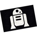 Ver imagem 1 de Tapete Personalizado R2D2 Star Wars 60x40cm