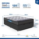 Ver imagem 5 de Cama Box Baú com Colchão de Espuma D60 Double Face Guarda Costas Comfort Force Probel Casal 138cm