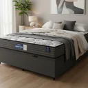 Ver imagem 3 de Cama Box Baú com Colchão de Espuma D60 Double Face Guarda Costas Comfort Force Probel Casal 138cm