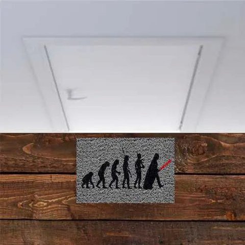 Tapete Capacho Evolução - Star Wars 60x40cm