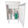 Gabinete Para Lavanderia 53cm Com Tanque 34 Litros + Sifão Tanque: Branco - 5