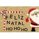 Ver imagem 2 de Tapete Capacho Feliz Natal Ho Ho 60x40 Cm