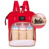 Mochila Bolsa Maternidade Multifunção living travelling share - Vermelho - 3