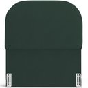 Ver imagem 3 de Cabeceira Cama Box 100cm Lanna com Puff Recamier Doha W01 Suede Verde Musgo - Lyam Decor