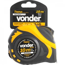Trena Curta de Aço Autotrava 10 M X 25 Mm Vonder Plus - 3