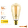 Lâmpada Vintage Led Edson 4,5w 2500k Bivolt E27 Osram - 5
