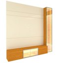 Ver imagem 4 de Estante para TV e Home Theater até 65 Polegadas com LED e Vidro Reflecta 100% MDF 191,2CMX217,6cm Luminare