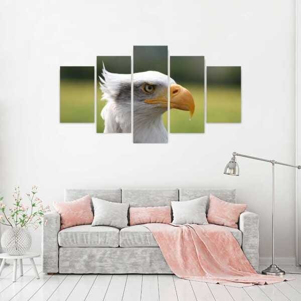 QUADRO MOSAICO DECORATIVO 5 PEÇAS DECORATIVO ANIMAIS 58 - 5