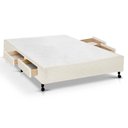 Ver imagem 1 de Cama Base c/Aux 4 Gavetas Viúva Castor Poli Clean 128x188x27