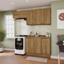 Ver imagem 5 de Armário de Cozinha Compacta 100% Mdf 200cm Nogueira Celeste Kappesberg