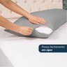 Fronhas para Travesseiro de Corpo Slim 1,50m X 50cm 2 Unidades - Cinza - 2