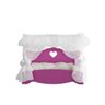Caminha Pet Luxo Sweet Pink com dossel - 1