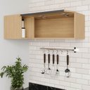 Ver imagem 5 de Armário Aéreo Porta Basculante Canto Reto Nara CabeCasa MadeiraOriginals